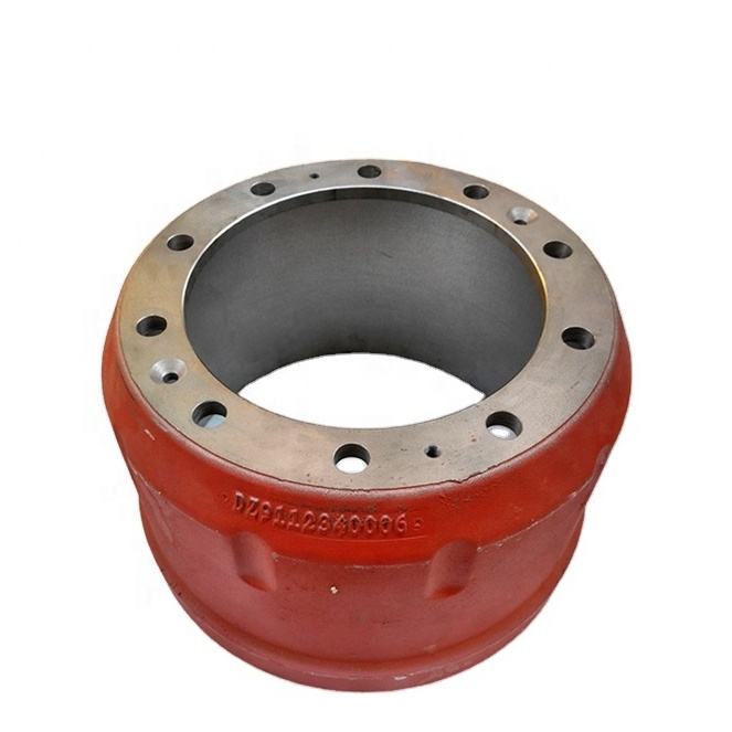 SHACMAN Truck Rear Brake Drum DZ9112340006 Gravis Duty Steel Chassis Parts